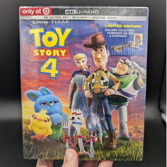 Disney Pixar Toy story 4 Movie Blu-Ray 4K Ultra HD Limited Edition Digital Code - Picture 1 of 6